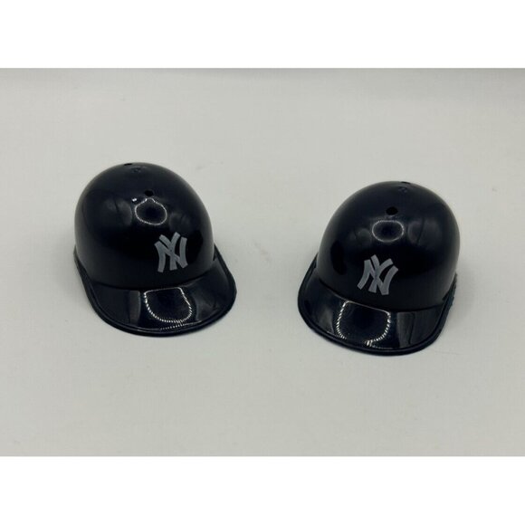 Vintage New York Yankees Mini Baseball 90s 2 Helmets Replacement Checkers Part - Picture 1 of 6